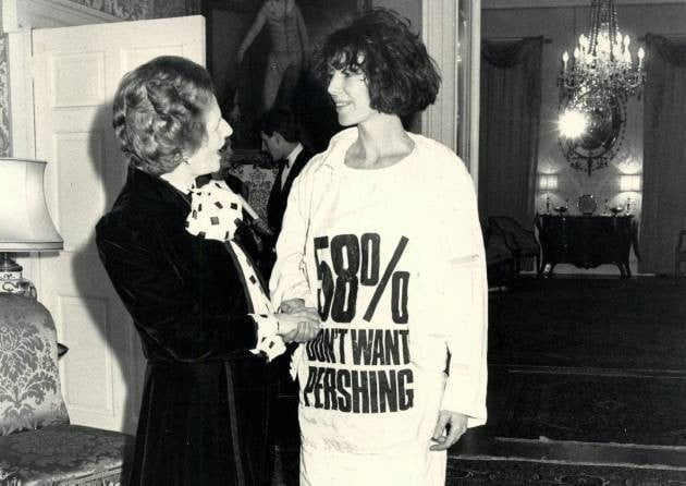 Fashion Activism - Katharine Hamnett - Don't Want Pershing