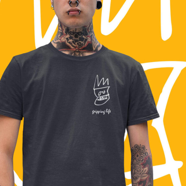 Skull and Crown by Gripping Life - Dark Grey Heather